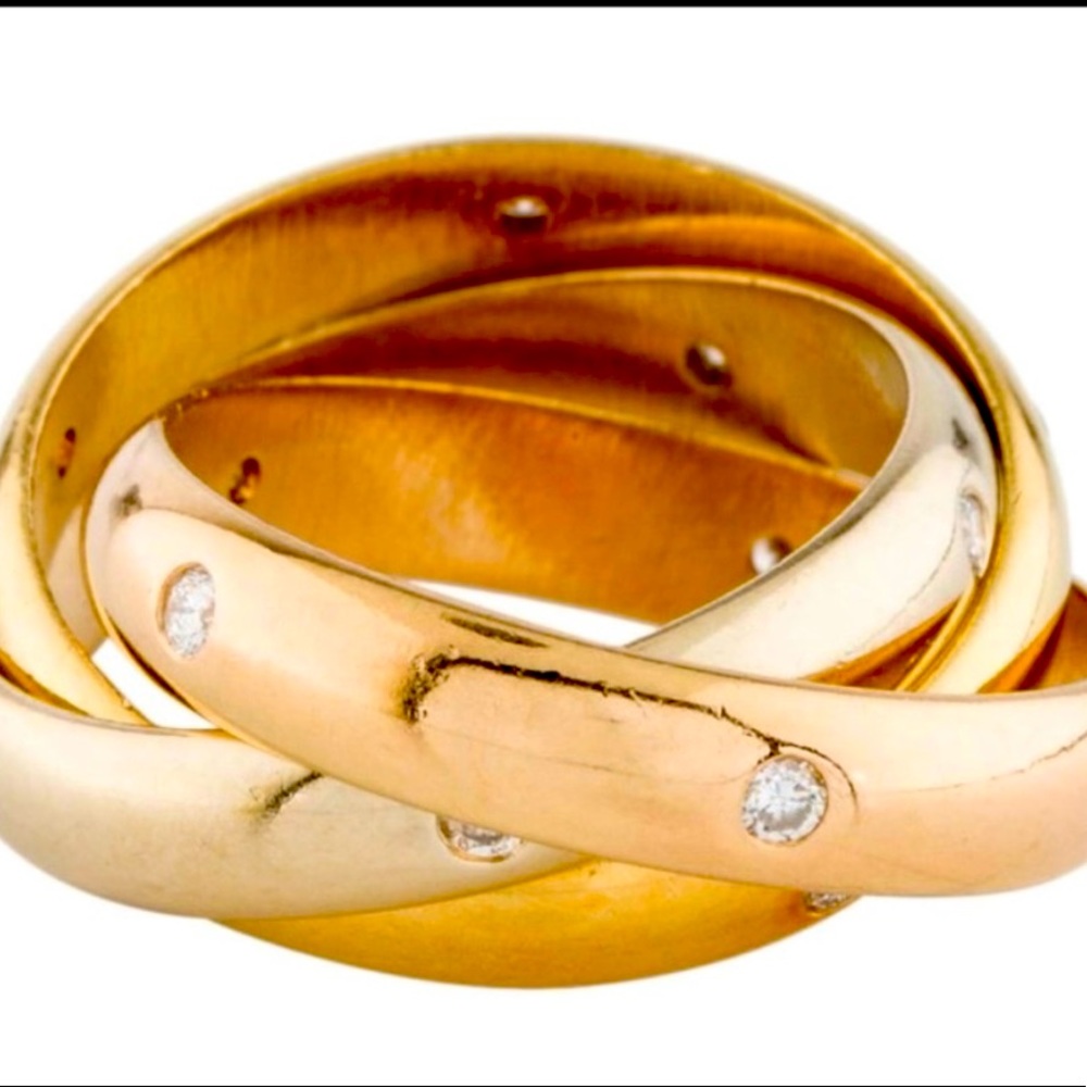 Cartier Vintage diamond trinity ring